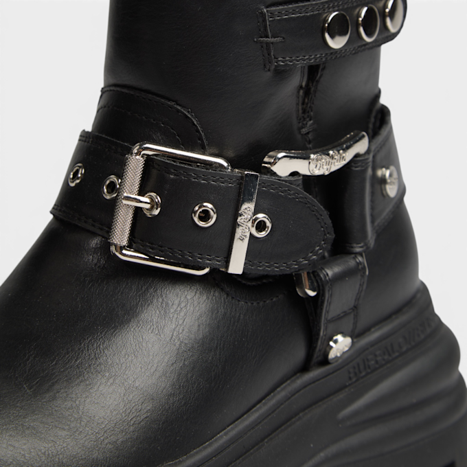 Buffalo DIONE BIKER LO - VEGAN NAPPA Schwarz 104599 4