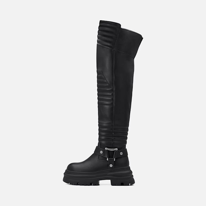 Buffalo Dione Overknee black 104603 1