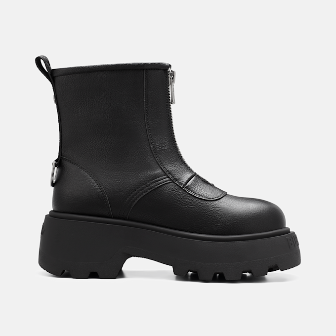 Buffalo PHANTOM FRONT ZIP - VEGAN NAPPA Nero 104605 2