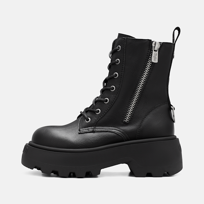 Buffalo PHANTOM LACE UP ZIP - VEGAN NAPPA negro 104604 1