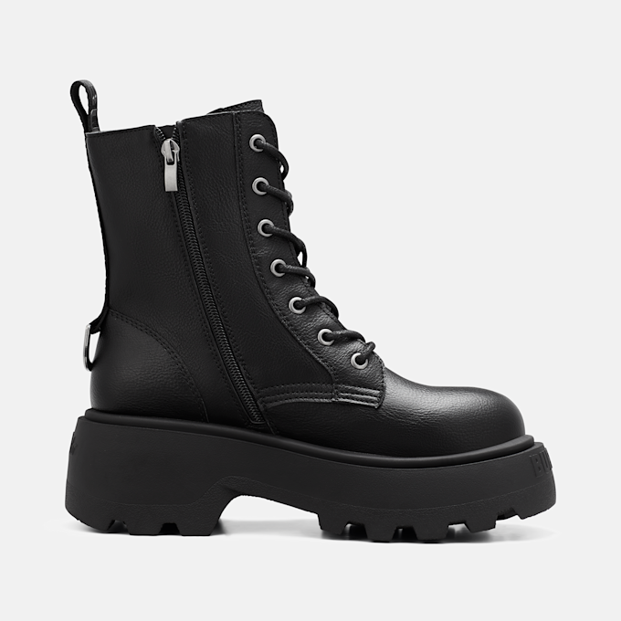Buffalo PHANTOM LACE UP ZIP - VEGAN NAPPA Nero 104604 2