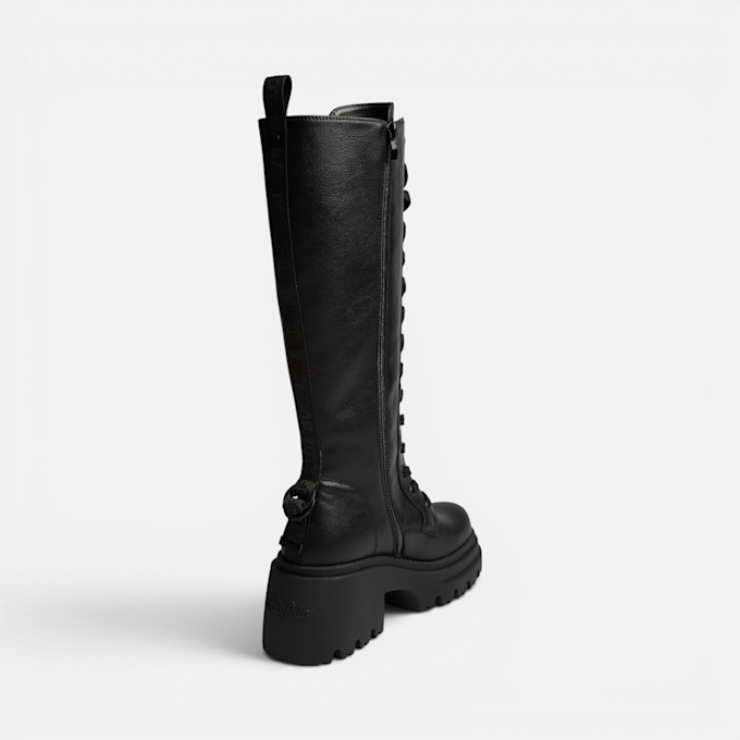 Buffalo BRAVR LACE UP HI - VEGAN NAPPA Schwarz 104623 3