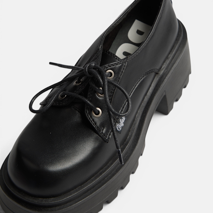Buffalo LIVE LACE-UP LO - VEGAN NAPPA negro 104628 4