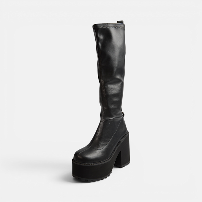 Buffalo KILLAH STRETCH HI - VEGAN NAPPA Nero 104631 2