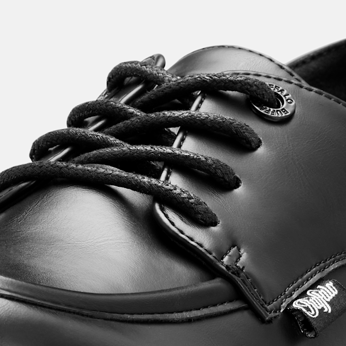Buffalo MAVE LACE UP LO - VEGAN NAPPA noir 104636 6