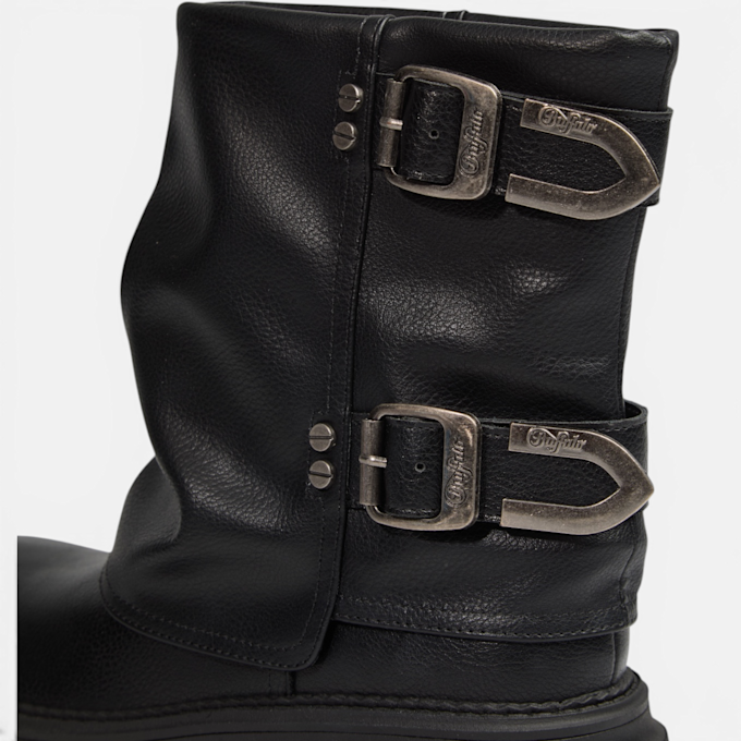Buffalo MAVE FOLD MID  - VEGAN NAPPA noir 104635 4