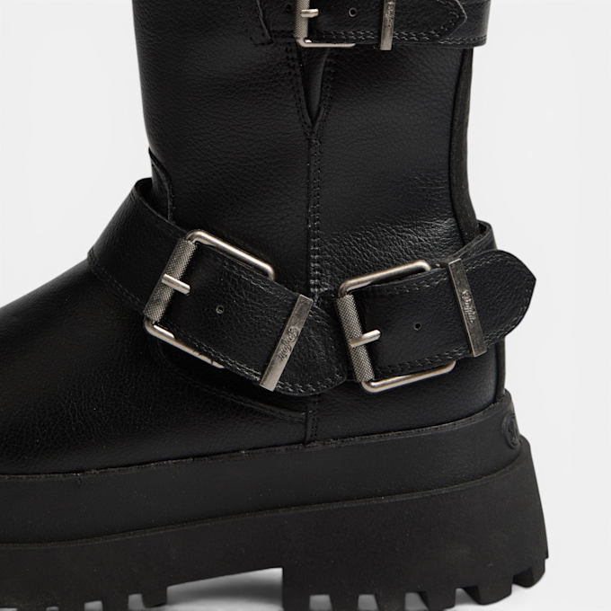 Buffalo PLUTO BIKER MID - VEGAN NAPPA Nero 104640 4