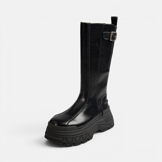 Buffalo FUSION PANEL ZIP HI - VEGAN NAPPA Schwarz 104686 2
