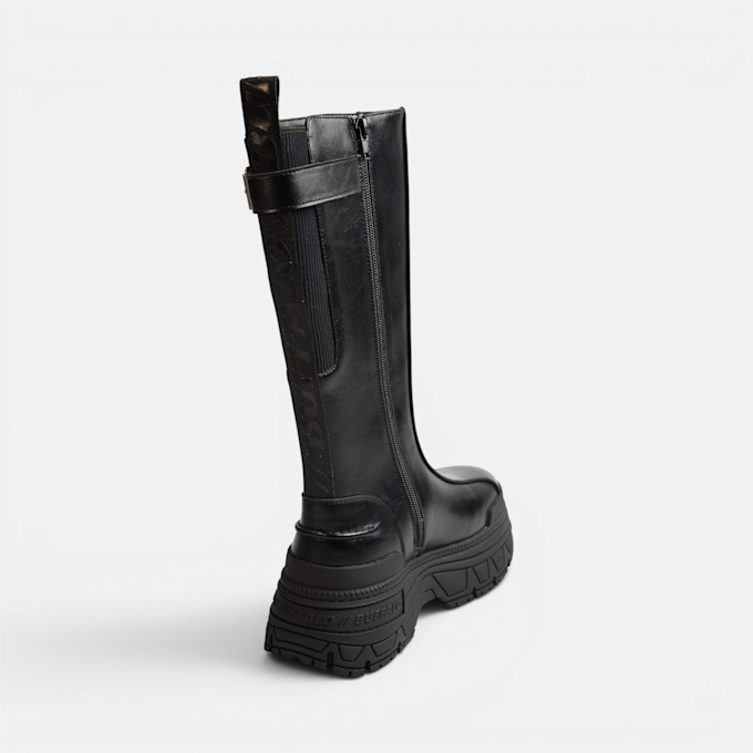 Buffalo FUSION PANEL ZIP HI - VEGAN NAPPA noir 104686 3