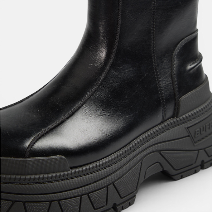 Buffalo FUSION PANEL ZIP HI - VEGAN NAPPA negro 104686 4
