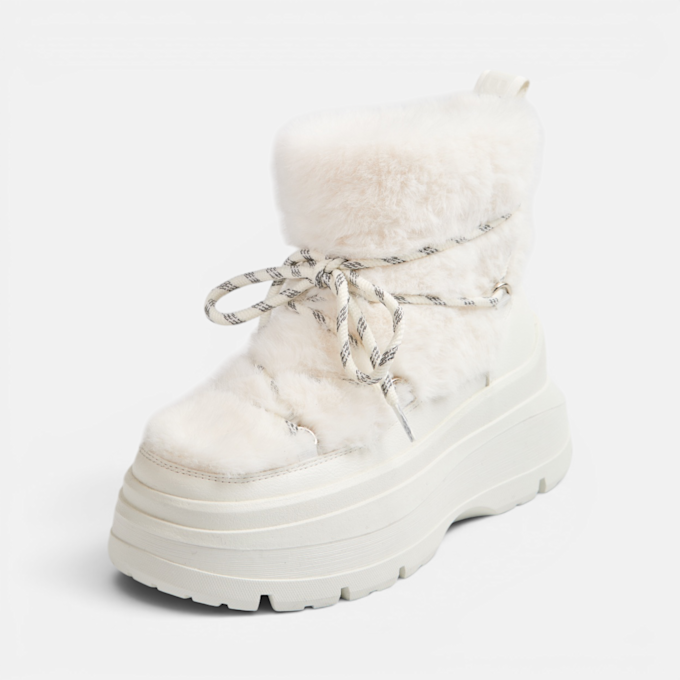 Undefined Brand OLYMPIA FUR BOOT - VEGAN NAPPA/FUR white 104693 2