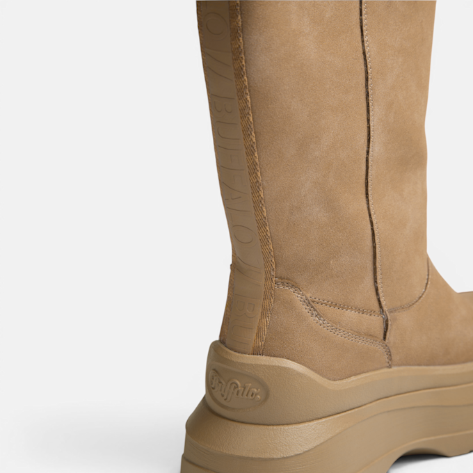 Buffalo OLYMPIA PULL ON HI WARM - VEGAN NUBUCK Marrone 104690 4