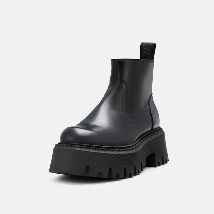 Buffalo ASPEN BOOT SHORT - VEGAN NAPPA nero 104703 3