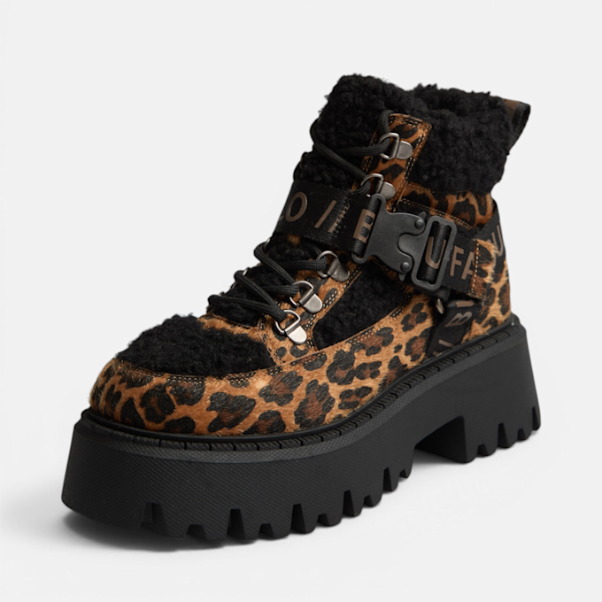 Buffalo ASPEN COM MID WARM - VEGAN FUR black 104713 2