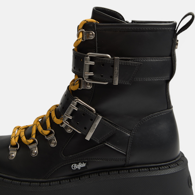 Buffalo ASPEN HIKE MID - VEGAN NAPPA noir 104716 4