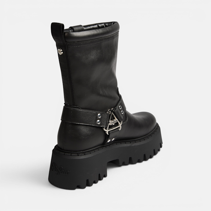 Buffalo ASPEN BIKER PULL ON - VEGAN NAPPA Nero 104722 3