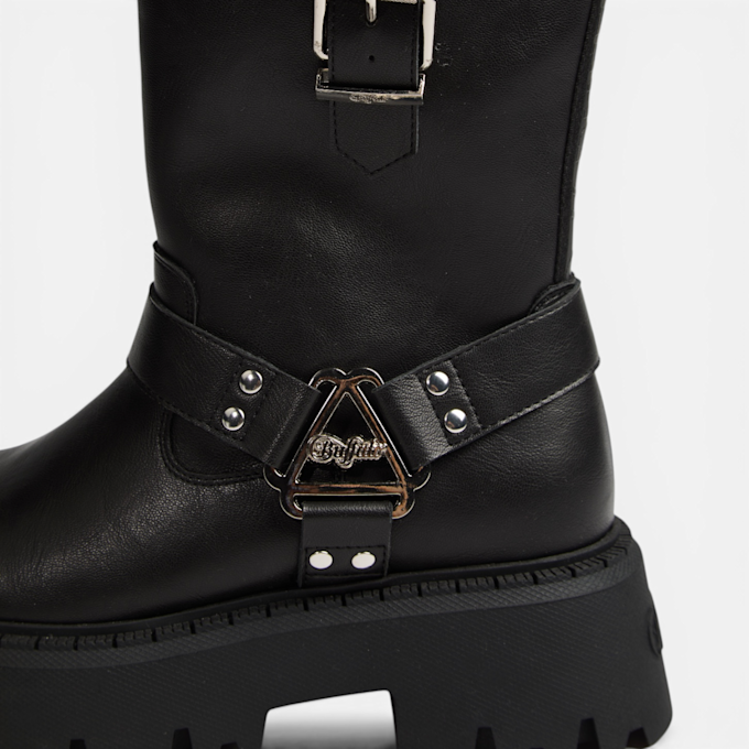 Buffalo ASPEN BIKER PULL ON - VEGAN NAPPA Nero 104722 4