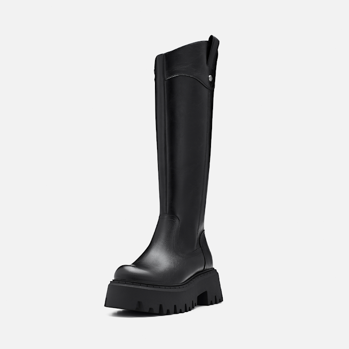 Buffalo ASPEN RIDING BOOT HI - VEGAN NAPPA noir 104723 3