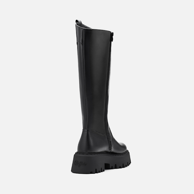 Buffalo ASPEN RIDING BOOT HI - VEGAN NAPPA negro 104723 4