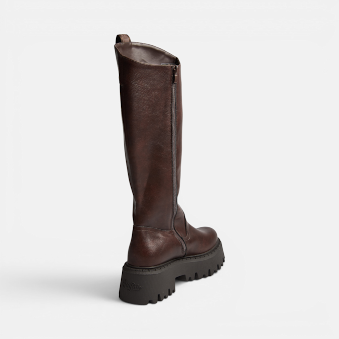 Buffalo ASPEN RIDING BOOT HI - VEGAN NAPPA brun 104724 3