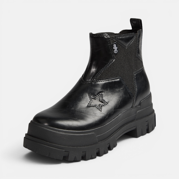 Buffalo ASPHA STAR CHELSEA - VEGAN NAPPA Nero 104728 2
