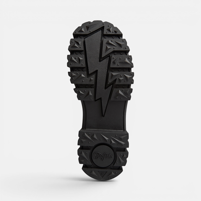 Buffalo ASPHA STAR CHELSEA - VEGAN NAPPA Nero 104728 5