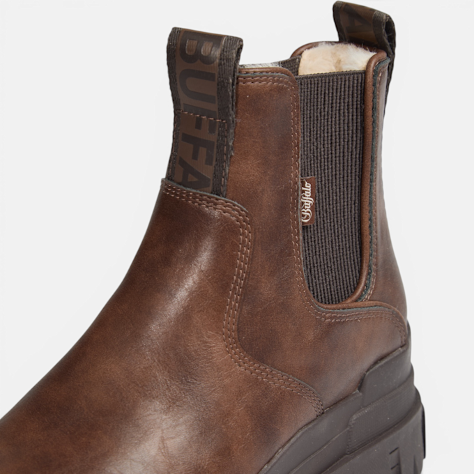 Buffalo ASPHA CHELSEA WARM - VEGAN NAPPA braun 104729 4