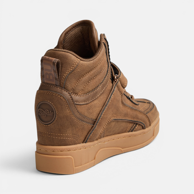 Buffalo STELLA SNAEKER - VEGAN NUBUCK brown 104831 3