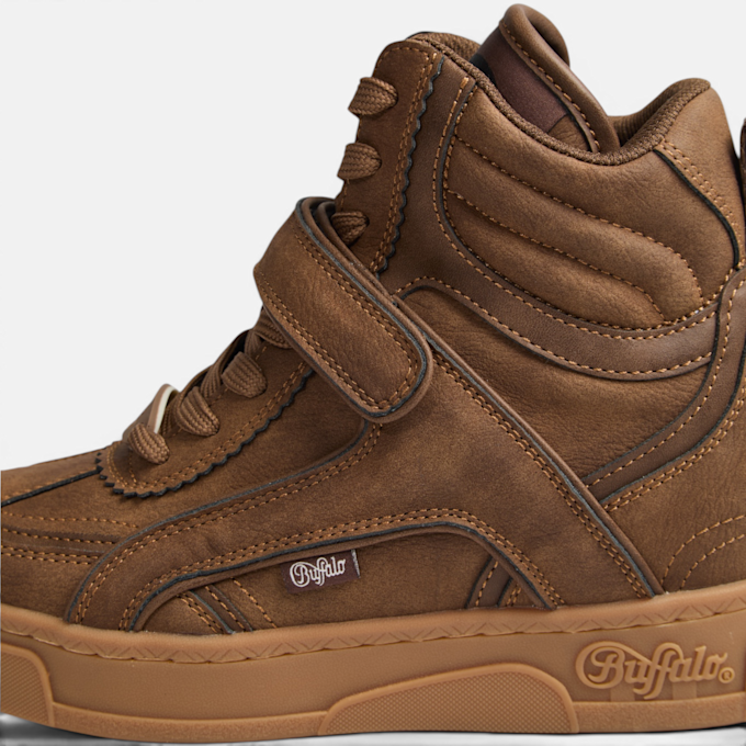 Buffalo STELLA SNAEKER - VEGAN NUBUCK brun 104831 4