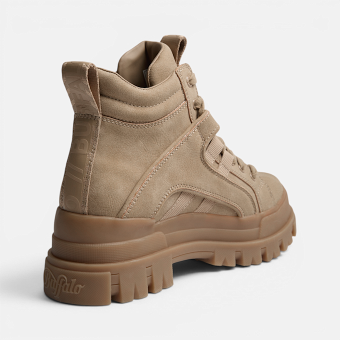 Buffalo ASPHA NC MID - VEGAN NUBUCK brun 104836 3