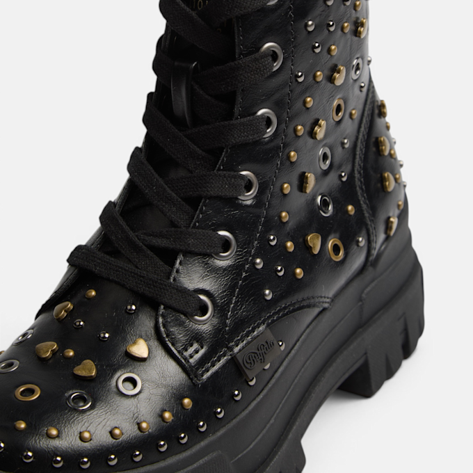Buffalo ASPHA RLD RIV - VEGAN NAPPA doré 104833 4