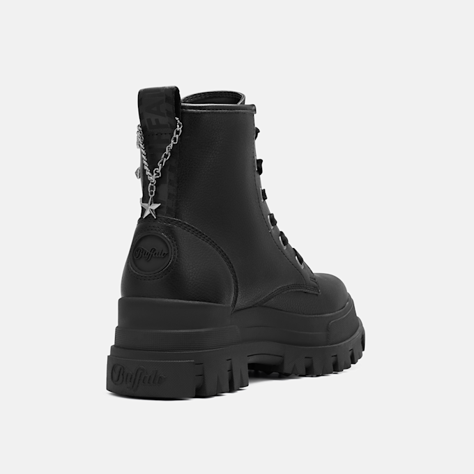 Buffalo ASPHA RLD PUNK - VEGAN NAPPA Nero 104842 4