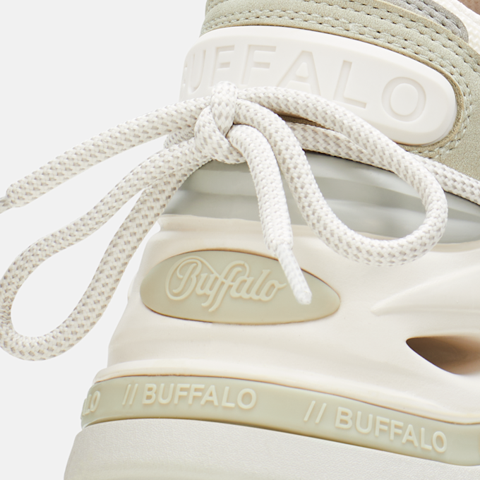 Buffalo TRIPLET LACE - VEGAN NUBUCK/NYLON beige 104853 6