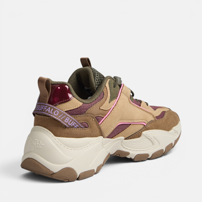 Buffalo PYRA ONE - VEGAN NUBUCK/MESH Beige 104858 3