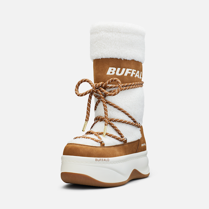 Buffalo ORCUS SNOW HI - VEGAN NUBUCK/FUR brun 104870 3