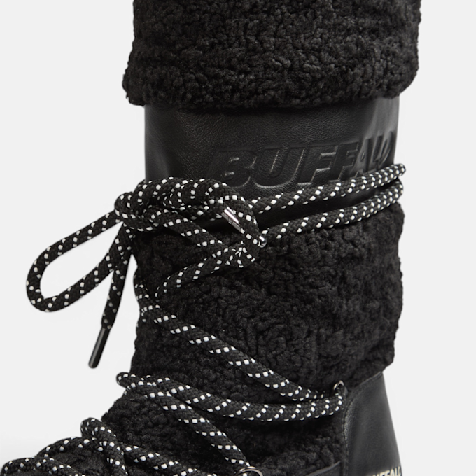 Buffalo ORCUS SNOW HI - VEGAN NAPPA/FUR schwarz 104880 3