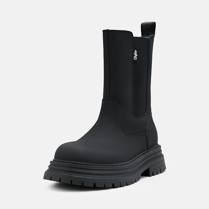Buffalo LENNOX RAIN CHELSEA MID - VEGAN RUBBER nero 104891 3