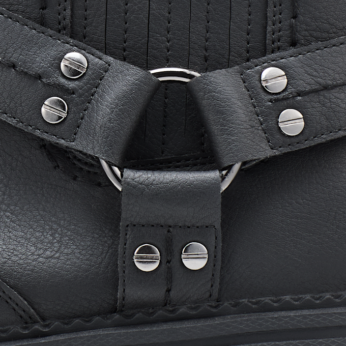 Buffalo LENNOX CHELSEA BIKER LO - VEGAN NUBUCK black 104892 6