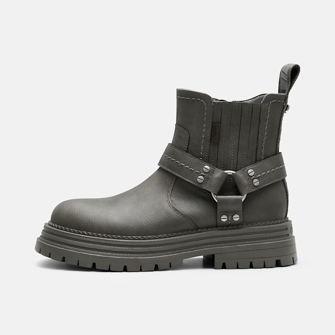 Buffalo LENNOX CHELSEA BIKER LO - VEGAN NUBUCK grey 104893 1