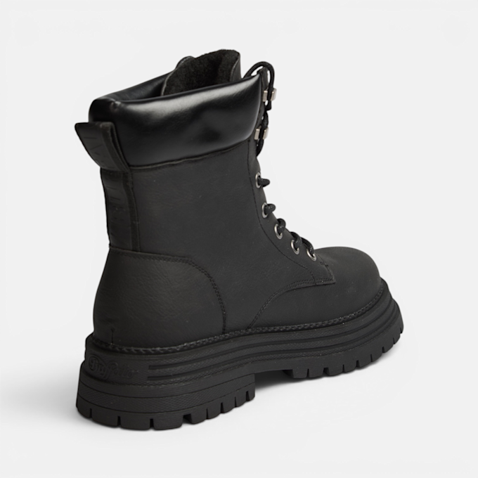 Buffalo LENNOX  WORKBOOT MID - VEGAN NAPPA black 104930 3