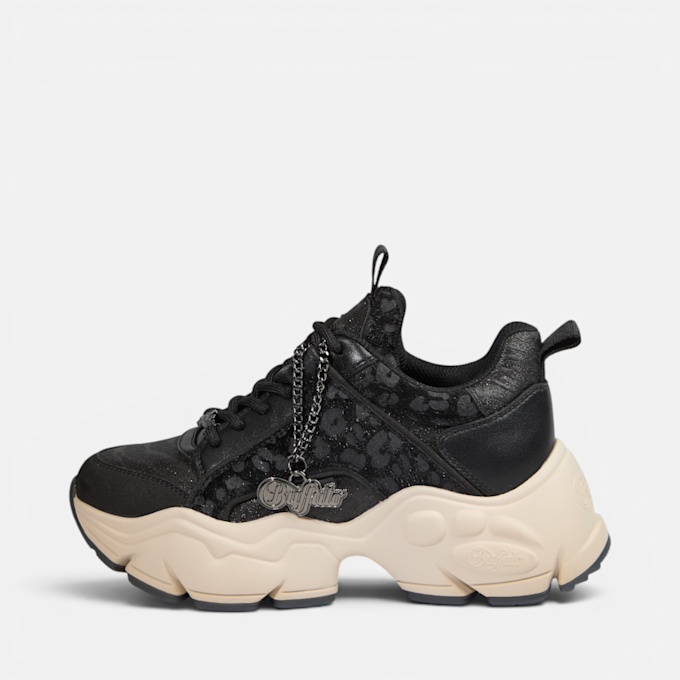 Buffalo BINARY GLAM - VEGAN NAPPA/SUEDE schwarz 104895 1