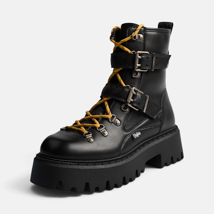 Buffalo ASPEN HIKE MID BS - VEGAN NAPPA black 104905 2
