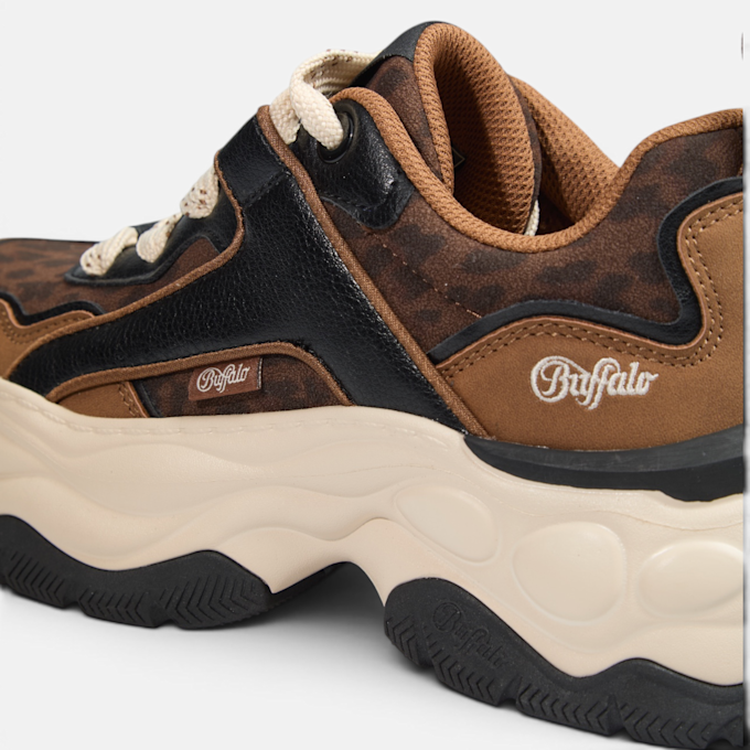 Buffalo JUMP ONE - VEGAN NUBUCK/SUEDE nero 104907 5