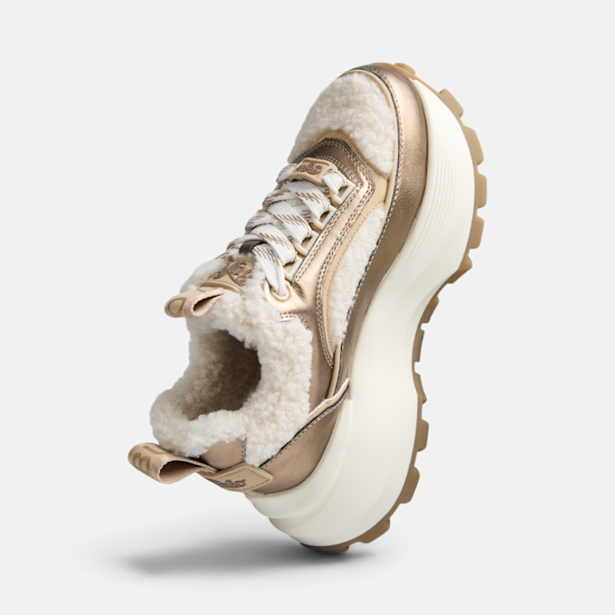 Buffalo MANHATTEN SNEAKER WARM - VEGAN NAPPA/FUR beige 104911 4
