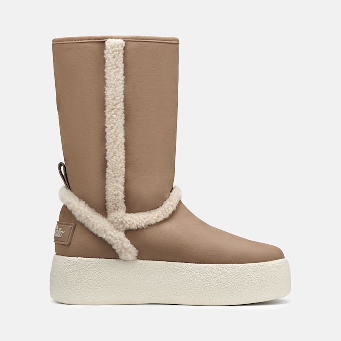 Buffalo JUKA FOLD BOOT WARM - VEGAN NUBUCK beige 104910 2