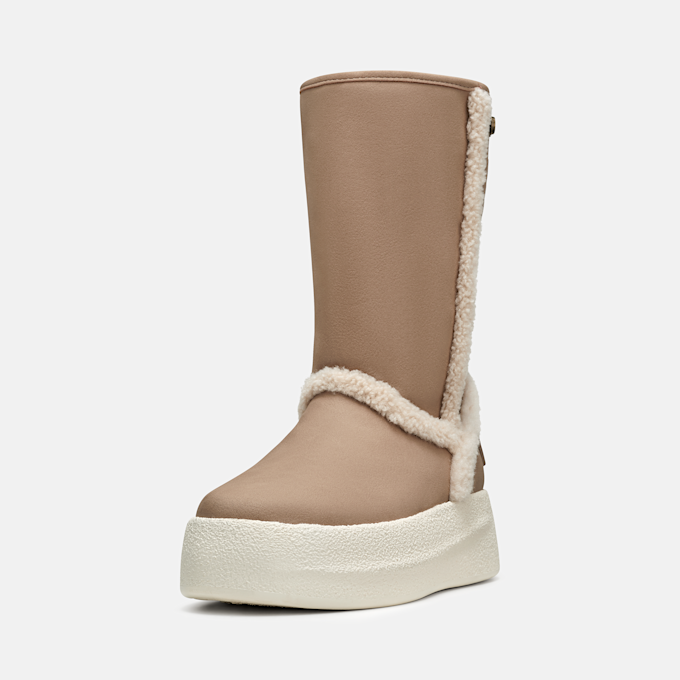 Buffalo JUKA FOLD BOOT WARM - VEGAN NUBUCK beige 104910 3
