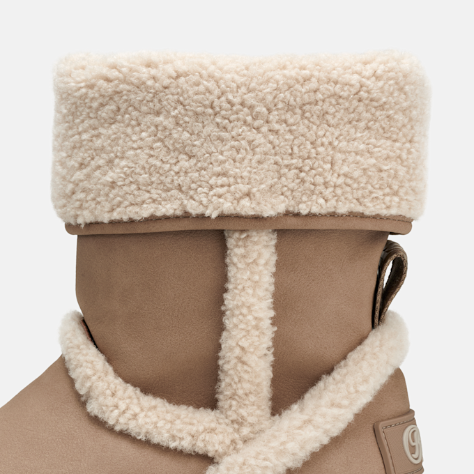 Buffalo JUKA FOLD BOOT WARM - VEGAN NUBUCK beige 104910 5