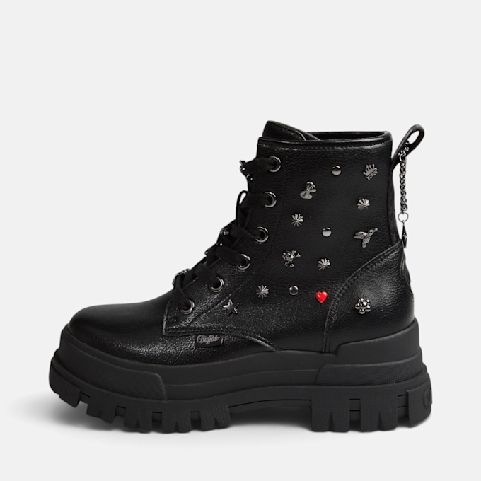 Buffalo ASPHA RLD PUNK BS - VEGAN NAPPA Nero 104918 1