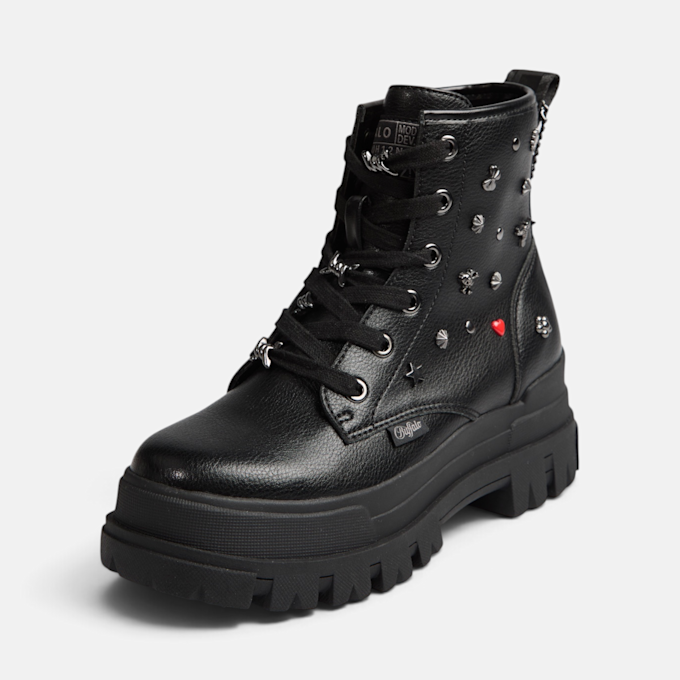 Buffalo ASPHA RLD PUNK BS - VEGAN NAPPA black 104918 2