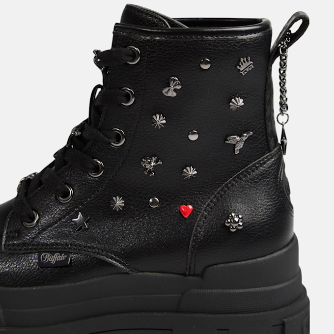 Buffalo ASPHA RLD PUNK BS - VEGAN NAPPA black 104918 4